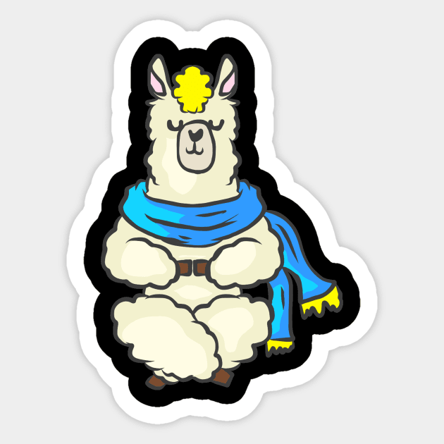 Alpaca Llama Farmer Farmer Funny Sticker by KK-Royal